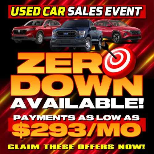 zero down cash event