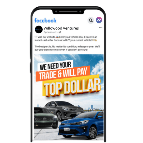 Car buy back program utilizes Facebook to make you book appointments like clockwork!
