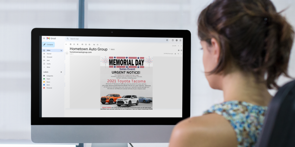 Targeted email campaigns rock dealerships. The best ROI in the business bar none!