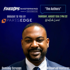 Automotive Mastermind Dominic Scruggs speaks on the Fixed Op's Mastermind Podcast about Dealership Diary the hottest new automotive book release!