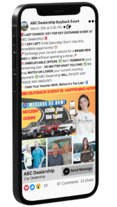 Watch how the Facebook Sales Event will drive traffic to your dealership doorstep!