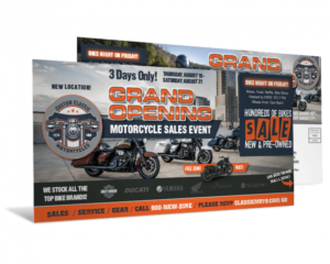 Staffed events will change your fortune!