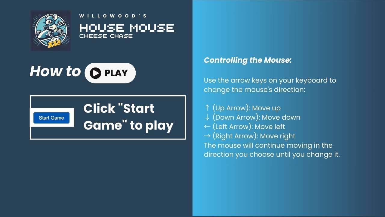 Willowood Ventures LLC House Mouse Cheese Chase