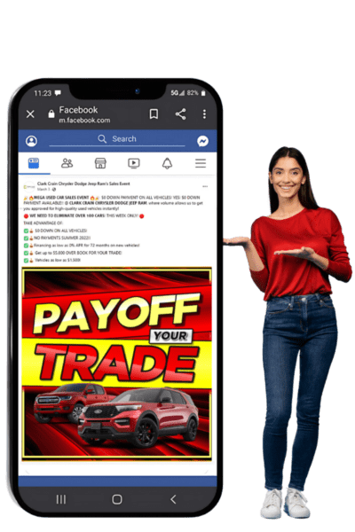 Facebook Sales Event with Willowood Ventures. Facebook ads for auto dealers are setting the standard for ROI