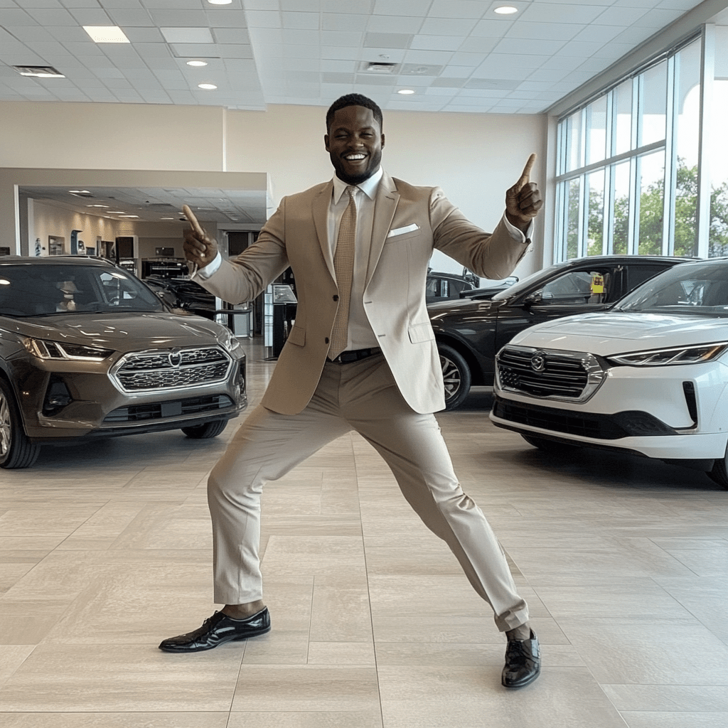 car salesman social media ideas