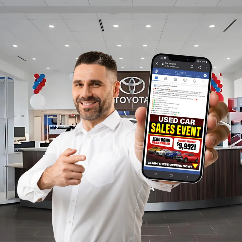 Packed showrooms but the Facebook Sales Event